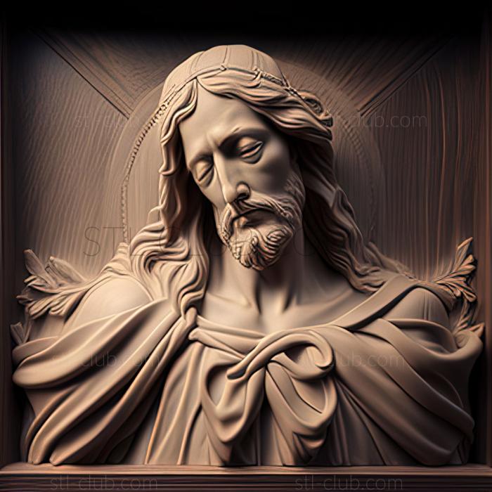 3D model st jesus (STL)